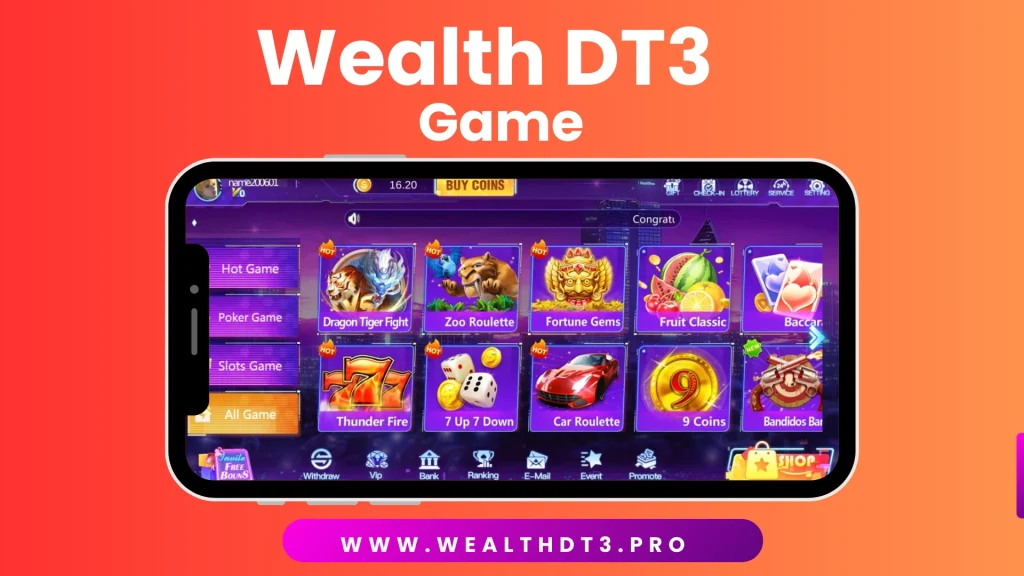 Wealth Dt3 Game Log in