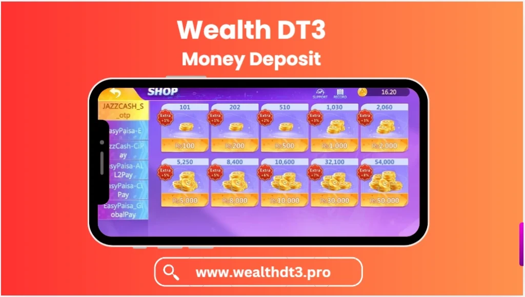 Wealth DT3 Money Deposit